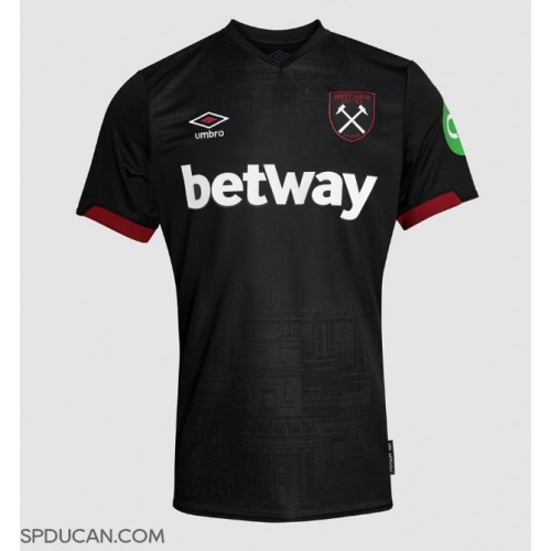 Muški Nogometni Dres West Ham United Gostujuci 2024-25 Kratak Rukav